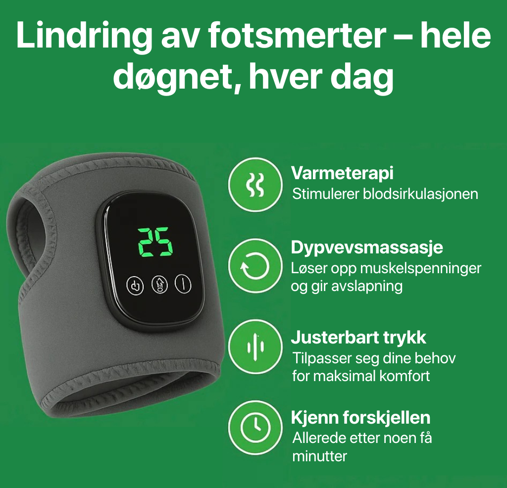 Sanovia® – Rask vei til smertefrie føtter