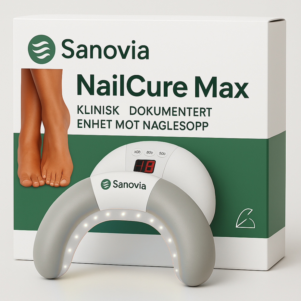 Sanovia® NailCure Max | KLINISK DOKUMENTERT ENHET MOT NEGLESOPP