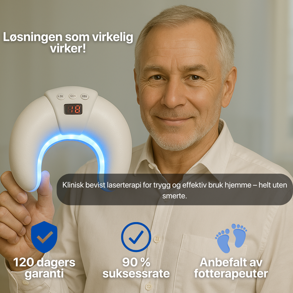 Sanovia® NailCure Max | KLINISK DOKUMENTERT ENHET MOT NEGLESOPP